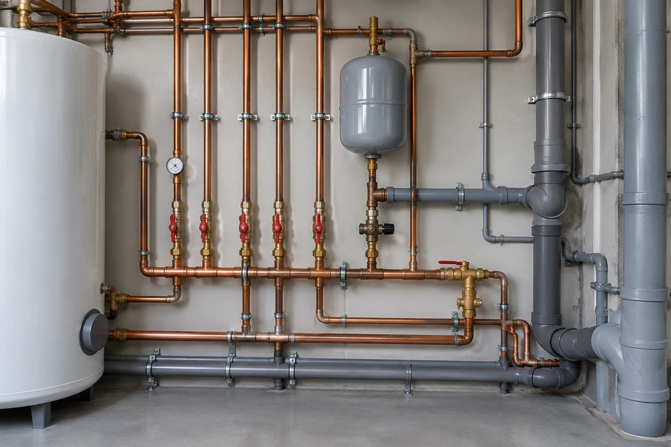 Plumbing Works representative service scene